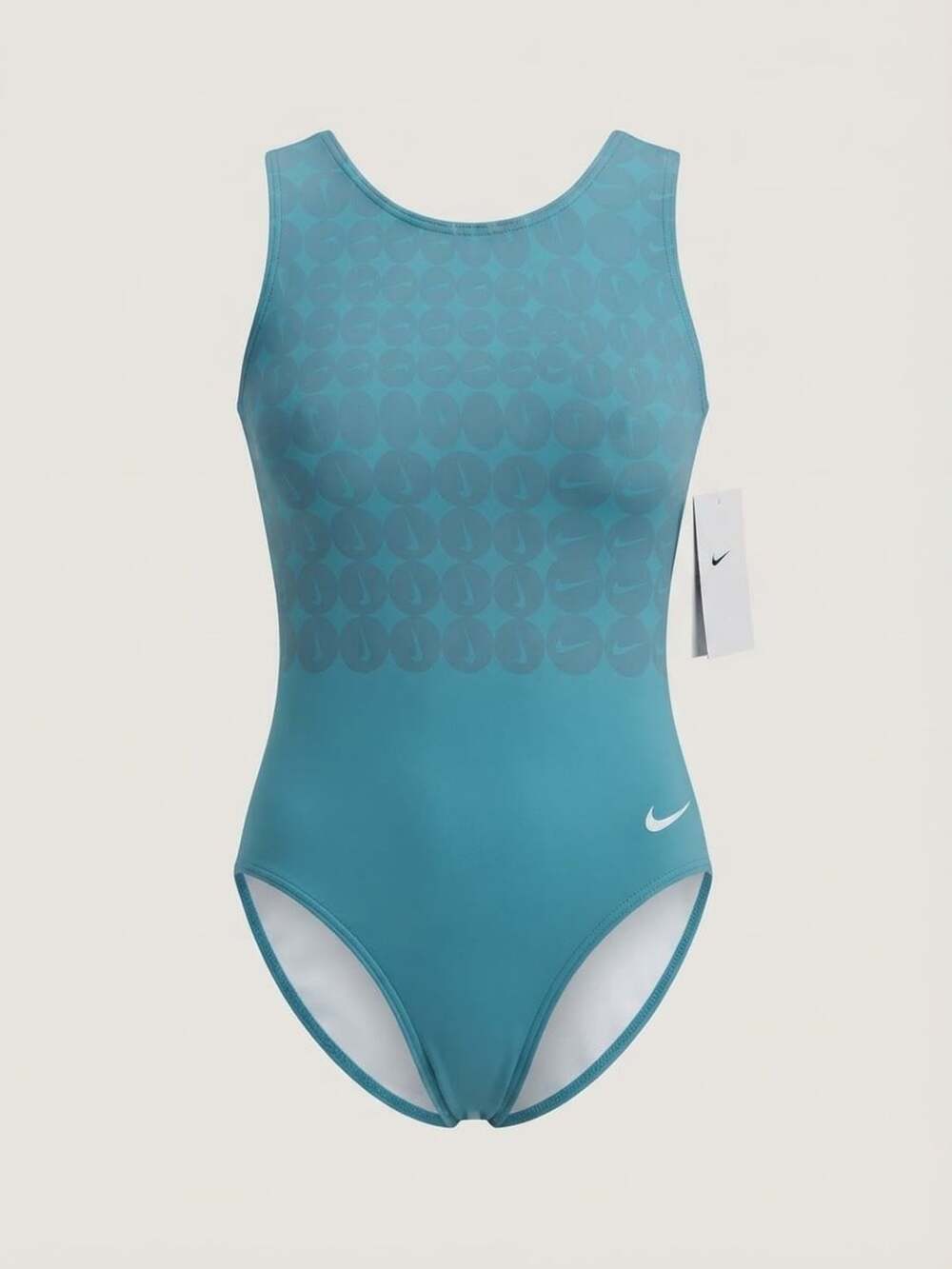 Nike Gymnast Tank Leotard Size S Blue Print